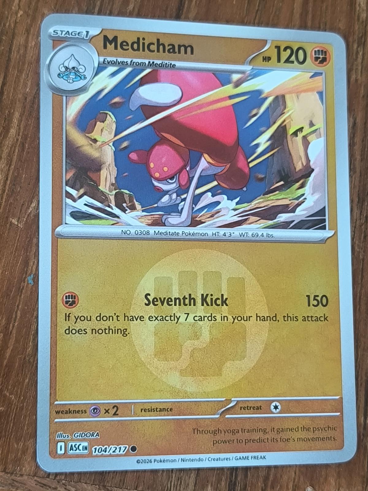 Ascended Heroes Medicham [Energy] Pokémon card
